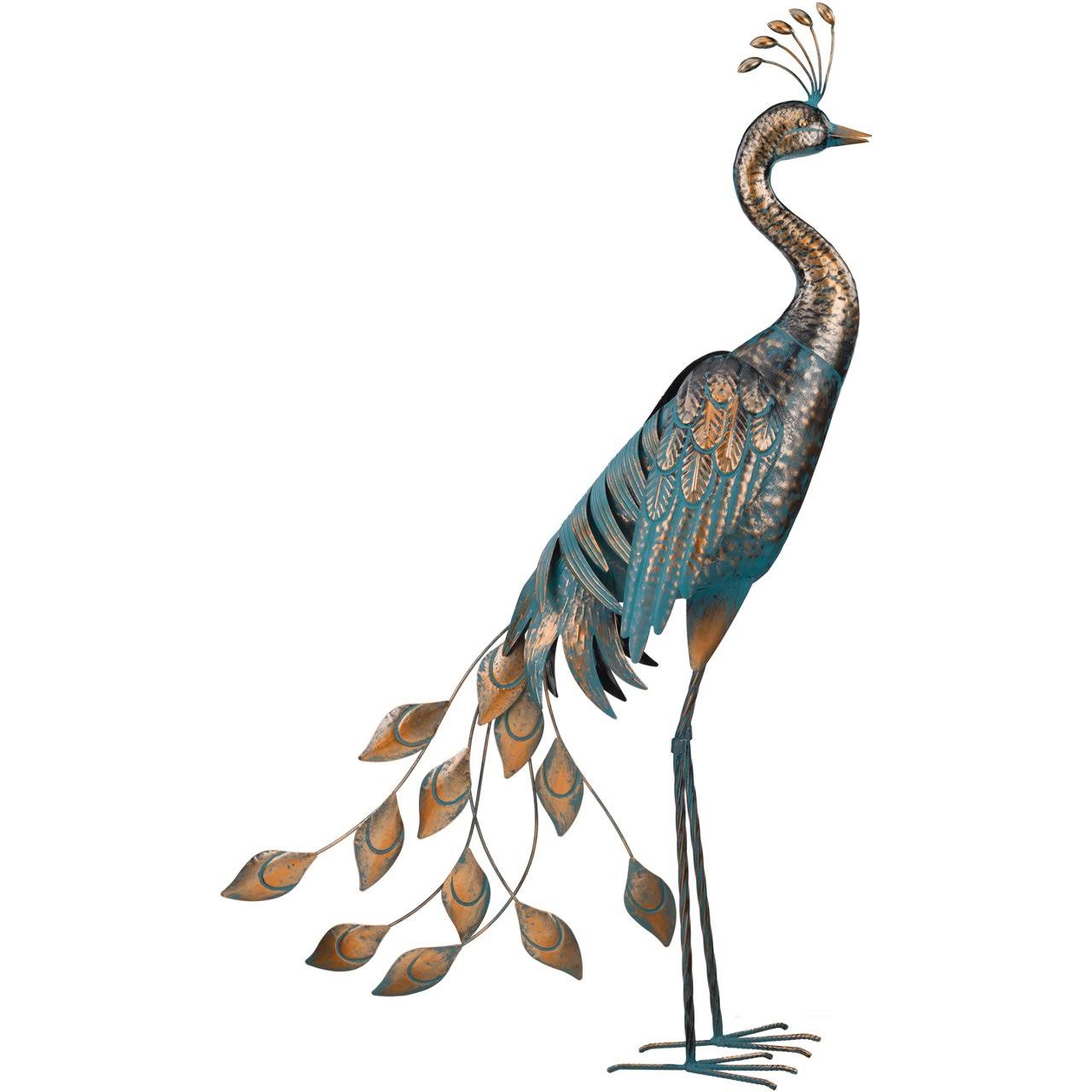 Regal Art u0026 Gift Patina Peacock Decor 40 inch