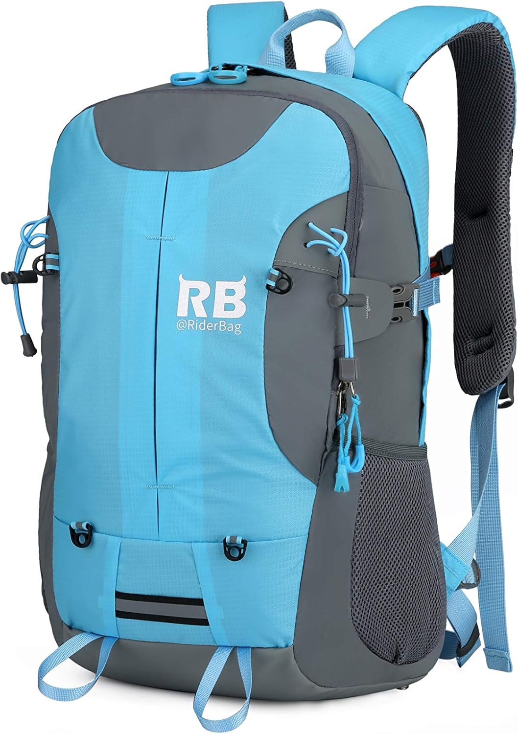 RIDERBAG Reflective Backpack. Backpacks that keeps you safe day and night. High visibility, Commuter, Motorcycle backpack.