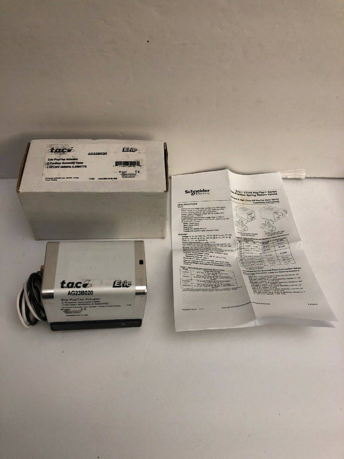 Erie 120V General Purpose Normally Open Actuator Without End Switch AG23B020
