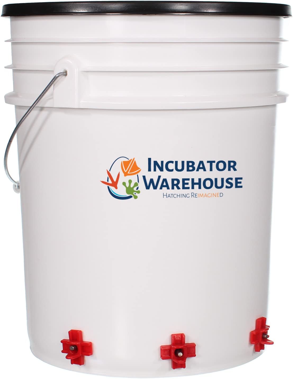 Incubator Warehouse Noble Nest 5 gal. Nipple Waterer (3 Nipple, Corner Waterer, Add Black Waterer Stand) Pack of 2