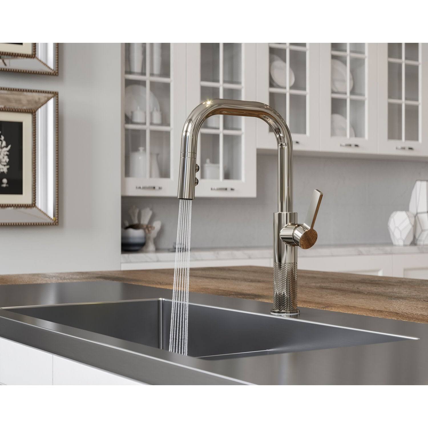 Pfister GT-529-MT Montay 1.8 GPM Single Hole Pull Down Kitchen Faucet - Matte Black