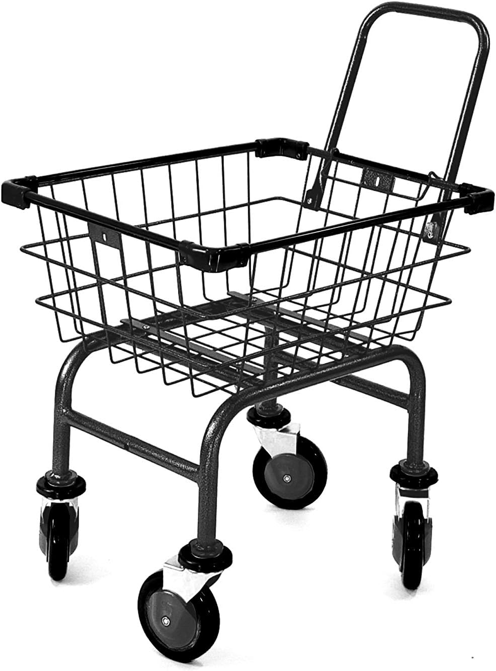 Compact Cart House Utility Cart (Jelly) with (Gray-Red) Double Pole-Red