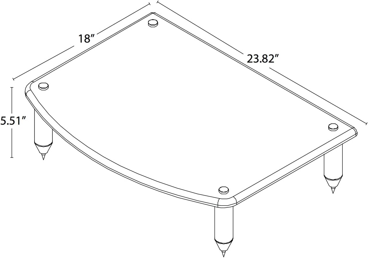 Pangea Audio Vulcan Amp Stand (Black)