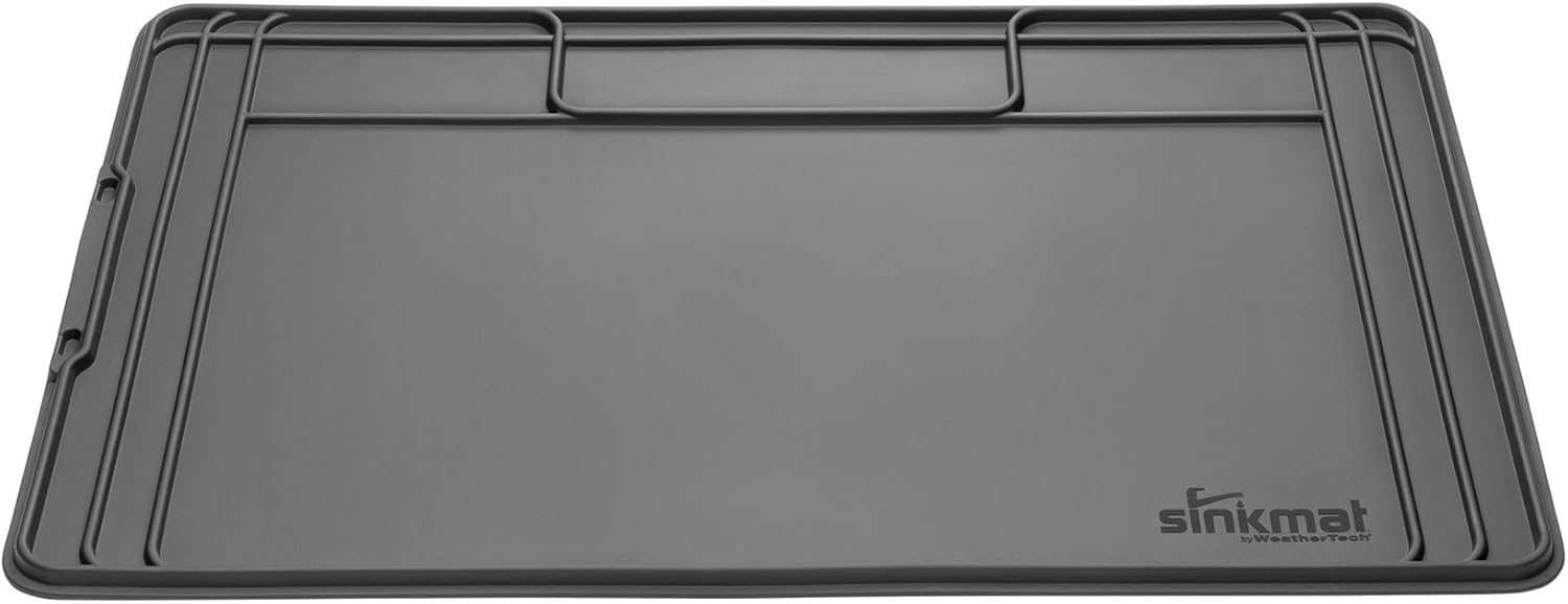 WeatherTech SinkMat Waterproof Under The Sink Cabinet Protection Mat, 34 by 22 Inches, Black