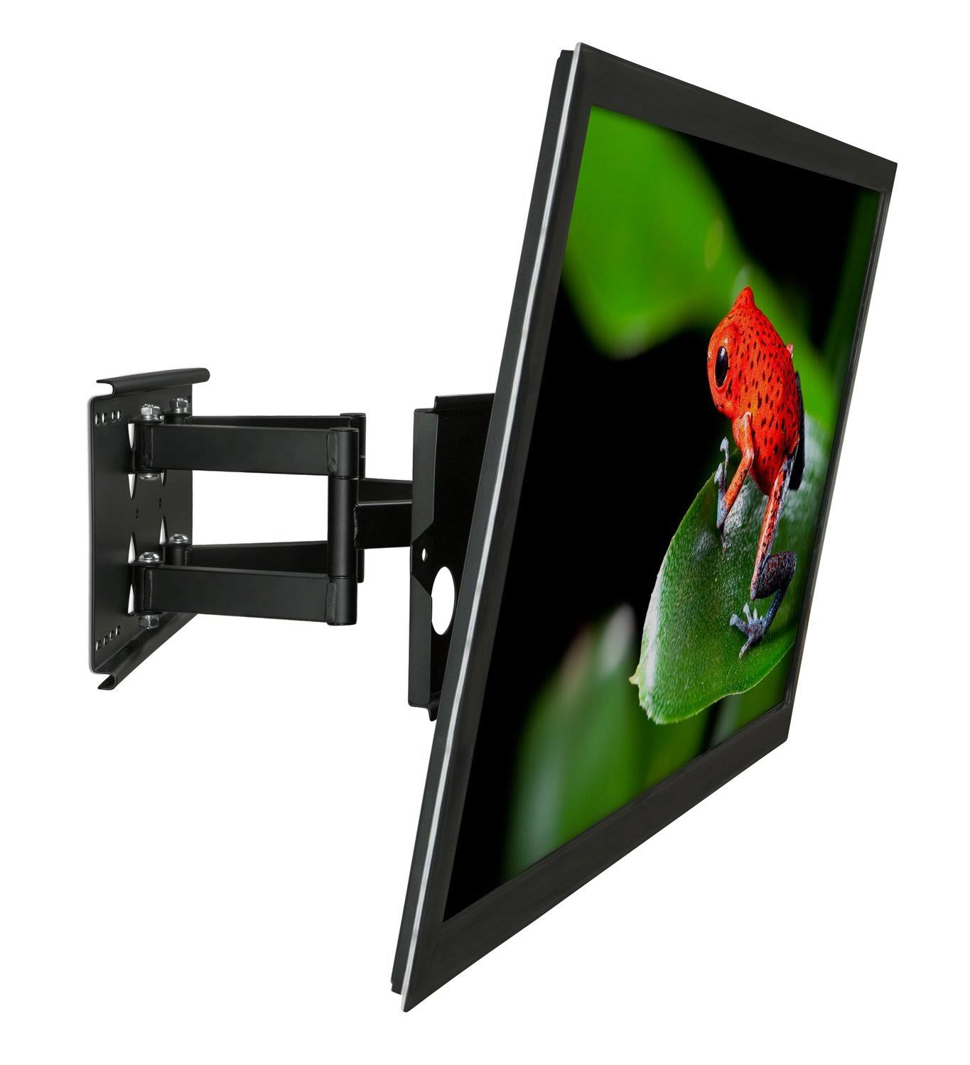 Mount-It! Heavy-Duty TV Wall Mount Bracket with Full Motion Articulating Dual Arms Swivel Corner Bracket for 42 to 70 inch