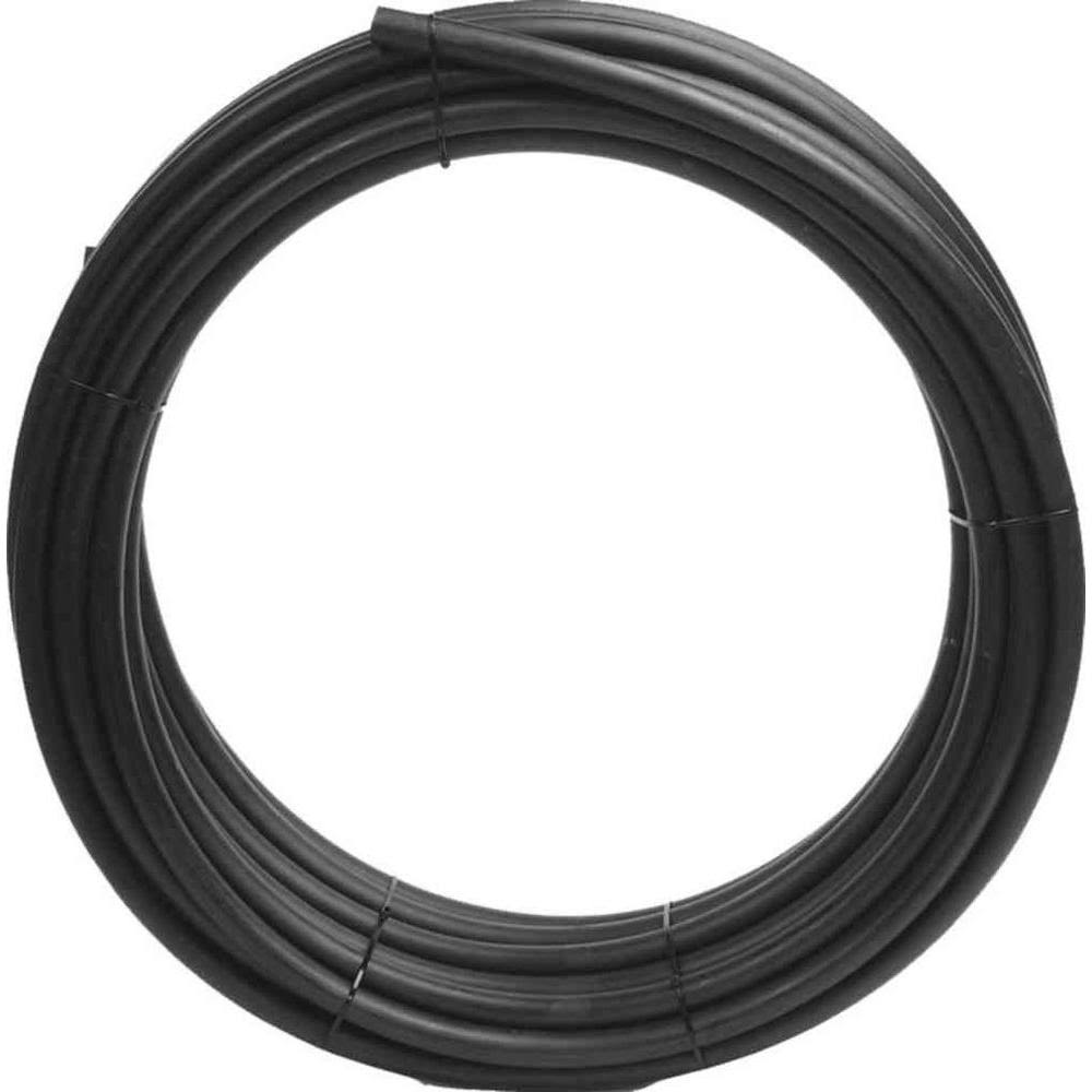 Advanced Drainage Systems 1-1/4 in. x 300 ft. IPS 100 PSI uty Poly PIPE, Black