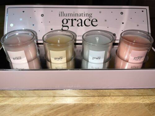 Philosophy Illuminating Grace Votive Candle Coffret - Set of 4 New