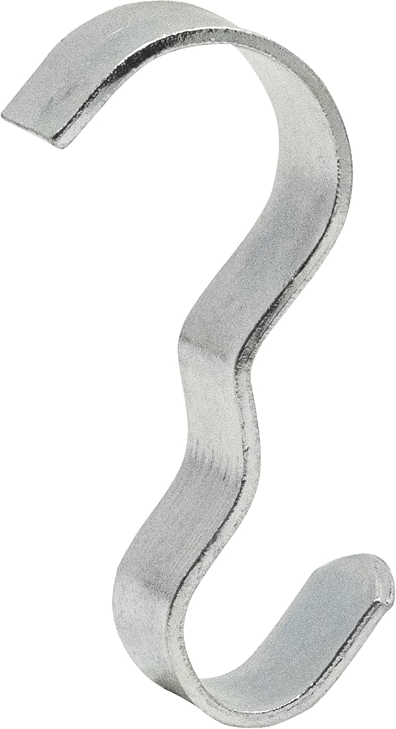 Picture Rail Hooks Silver Finish - 25 Pack - Picture Rail Hangers - Wide Molding Hooks