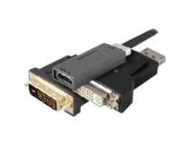 AddOn 5 Pack DisplayPort to HDMI Adapter - HDMI adapter - Black - M 20 pin DisplayPort to F 19 pin HDMI Type A - pack of 5