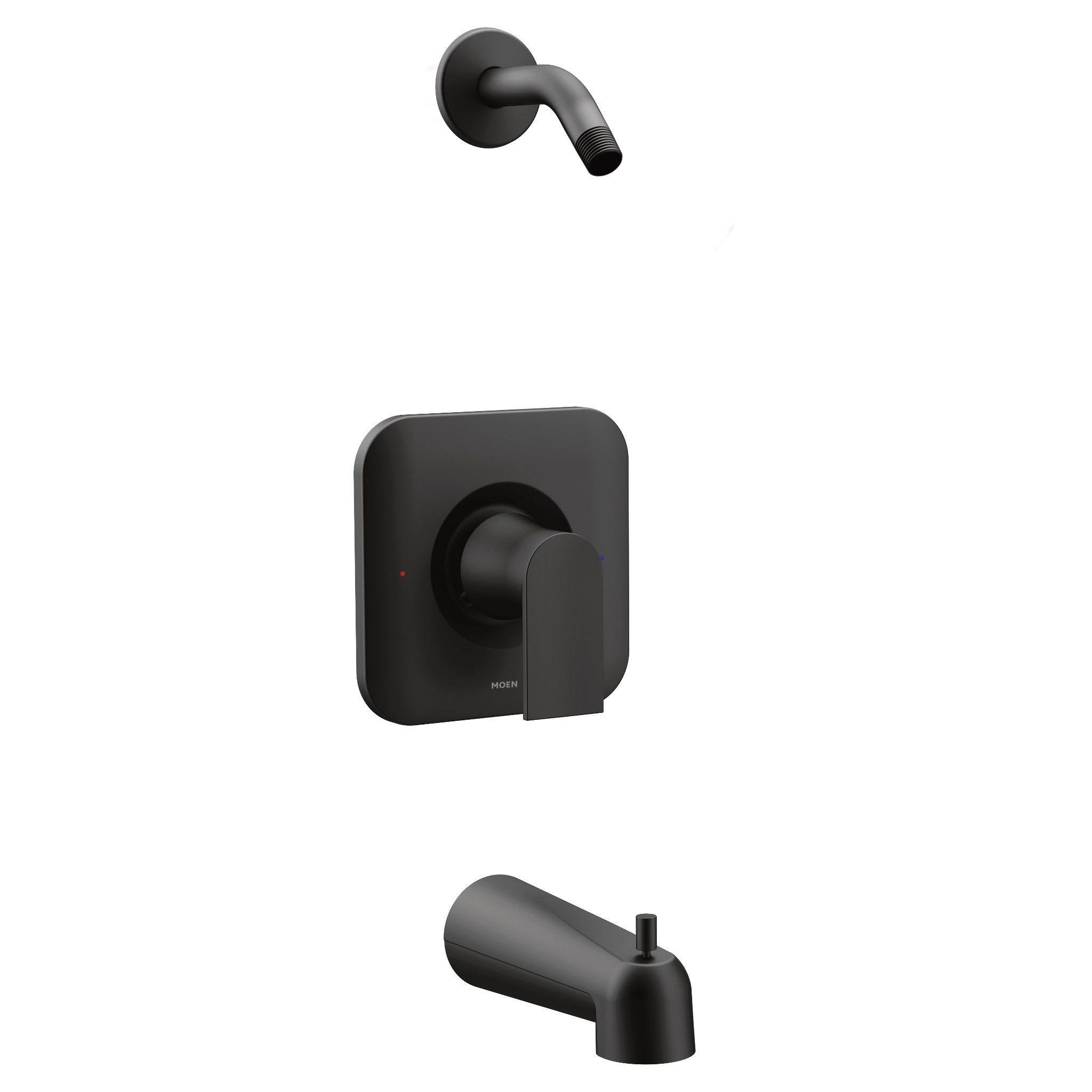 Moen T2473nh Genta Tub and Shower Trim Package - Matte Black