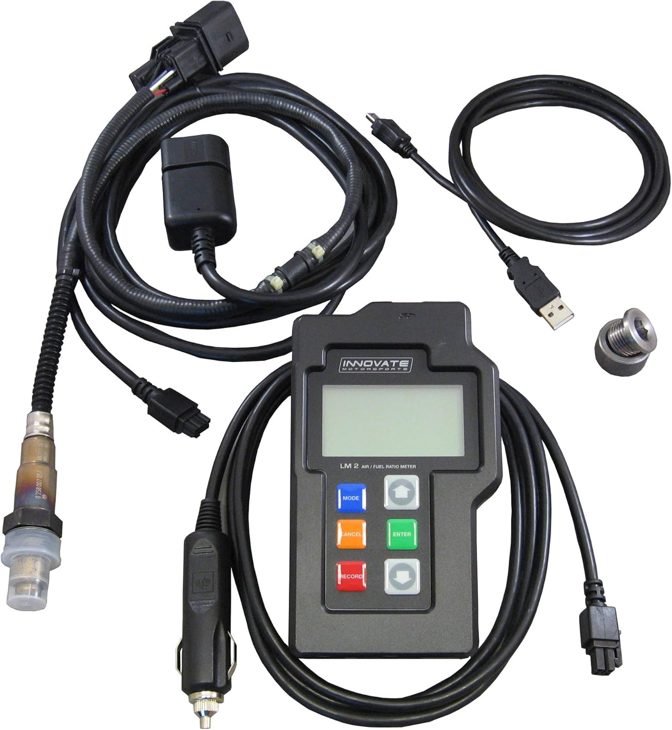 Innovate Motorsports (3837) LM-2 (BASIC) Digital Air/Fuel Ratio Wideband Meter incl. Bosch LSU 4.9 , Black