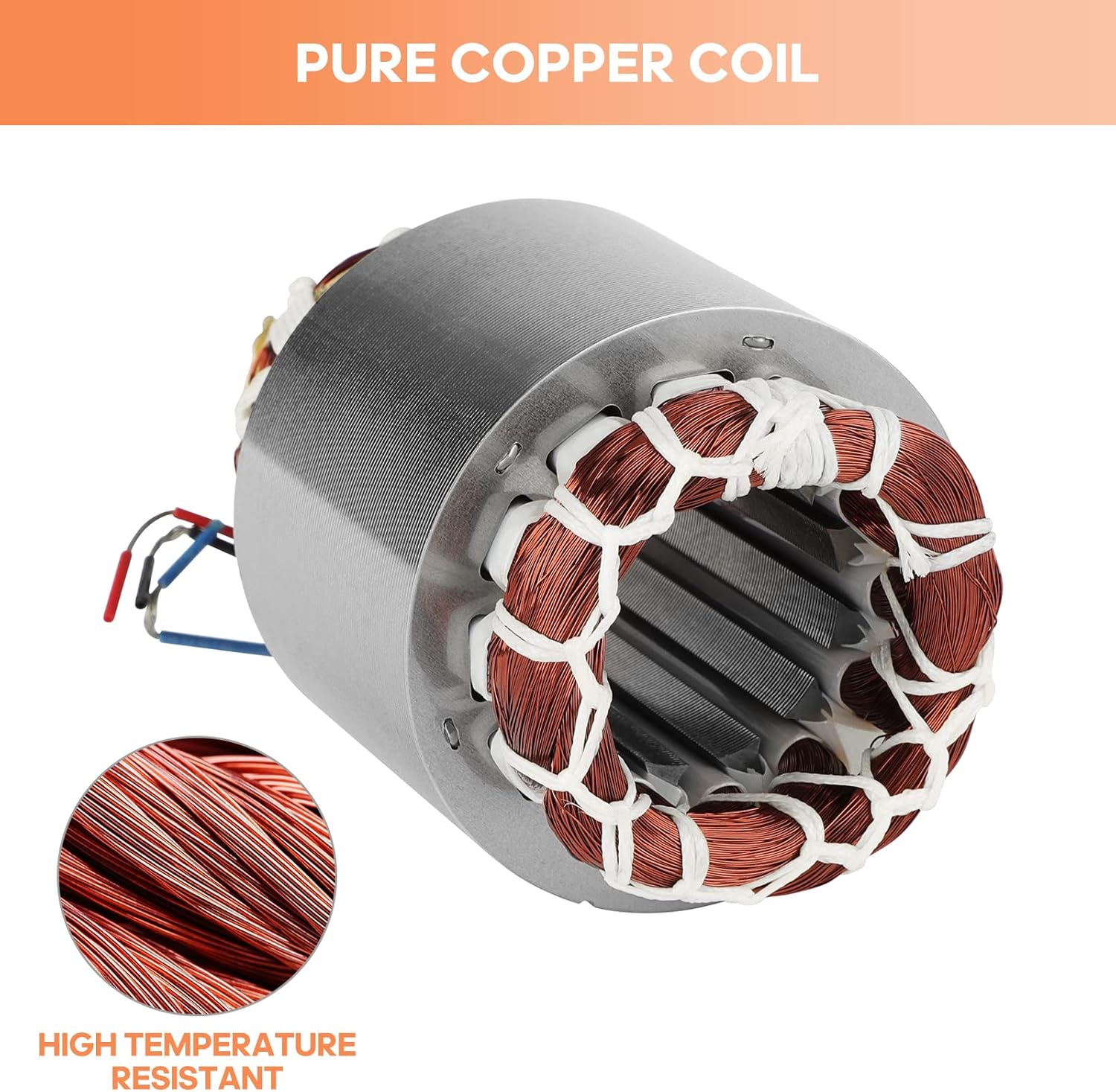 40W Concrete Vibrator Vibration Motor Single Phase AC 110V 3600RPM,Aluminum Alloy Case Electric Asynchronous Vibrating Vibrators for Shaker Table(40W)