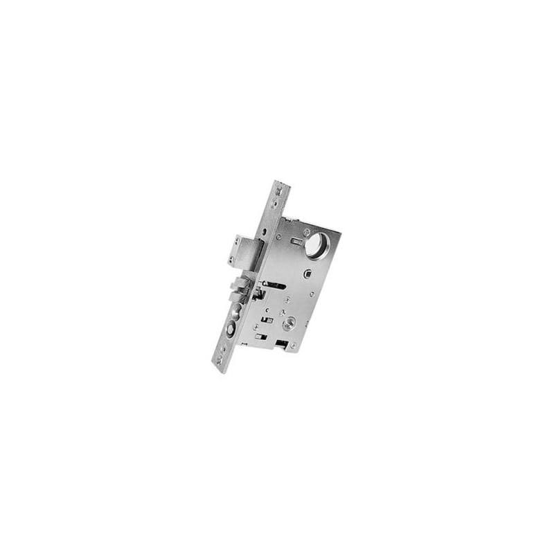 Baldwin 6075056R Right Handed Entrance Emergency Egress Mortise Lock with 2.75 in. Backset - Lifetime Satin Nickel