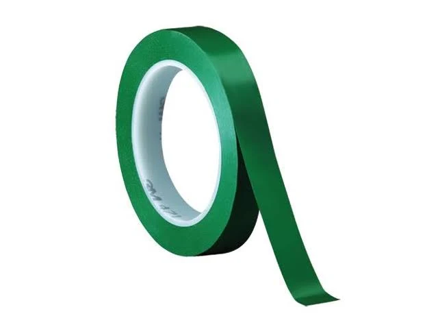 3M Vinyl Tape 471 Green 3/4x22 x 36 Yard Roll (3 Pack)