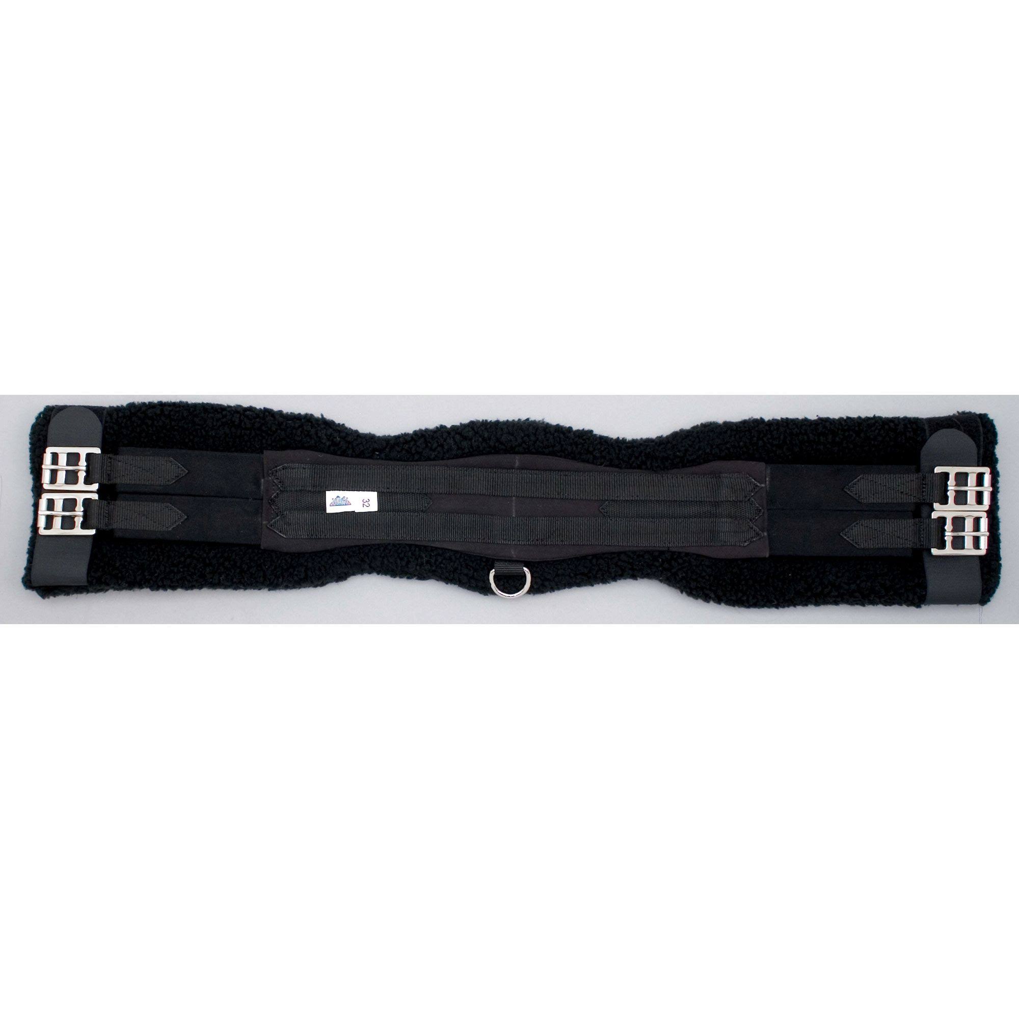 Passport Contoured Dressage Girth - Black - 24