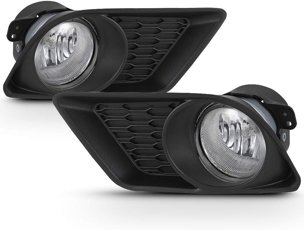 ACANII - For 2011 2012 2013 2014 Dodge Charger Bumper Fog Lights Lamps w/Switch Assembly Driver & Passenger Side