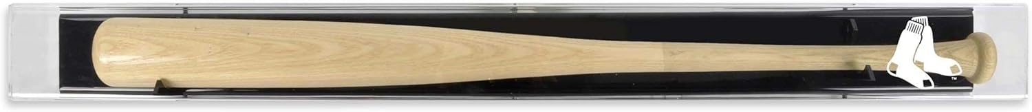 Boston Red Sox (2009-Present) Backwards Logo Bat Display Case - Baseball Bat Logo Display Cases