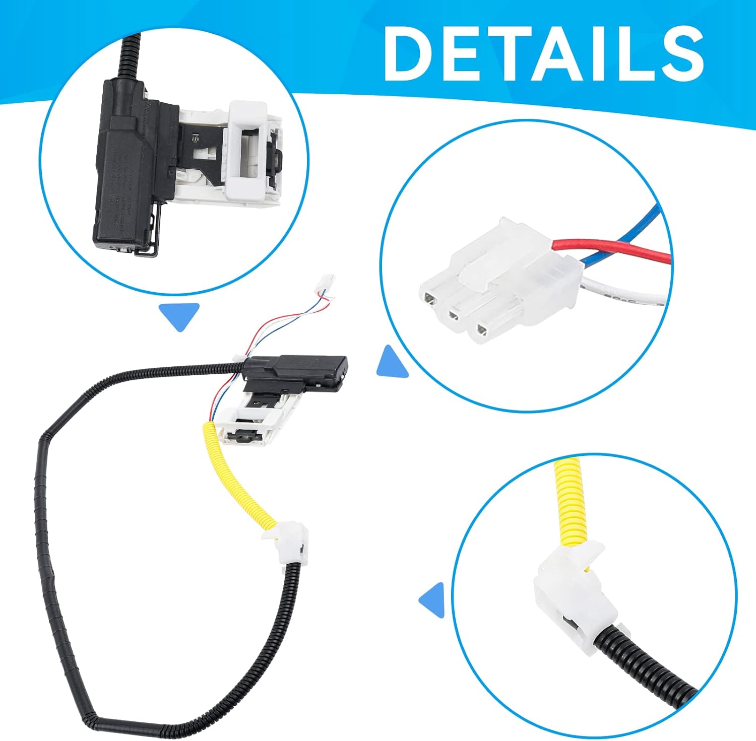 W11307244 Washing Machine Lid Lock Assembly (W10838613) for Whirlpool