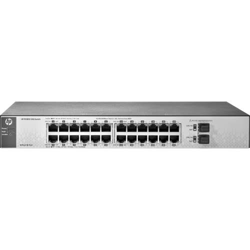 Hewlett Packard J9834A HP PS1810-24G Switch - 24 Ports - Manageable - 2 x Expansion Slots - 10/100/1000Base-T - 24, 2 x Network,