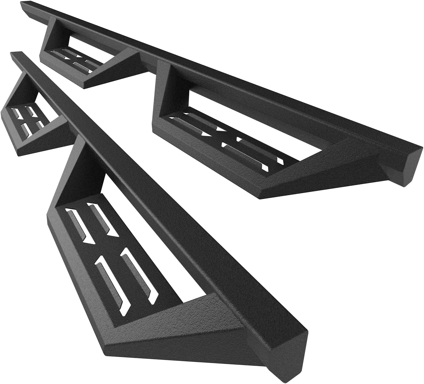 RYNOSKIN Running Boards Compatible with 2007-2018 Jeep Wrangler JK 4 Door Running Boards & Steps Nerf Bars Side Steps Off Road Step Bars Jeep Wrangler Accessories