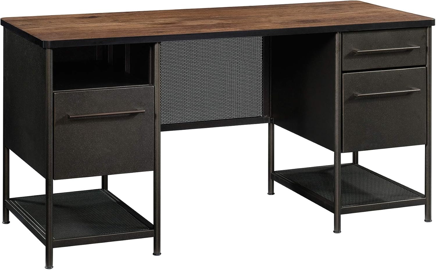 Sauder Boulevard Caf&eacute; Executive Desk, Black finish