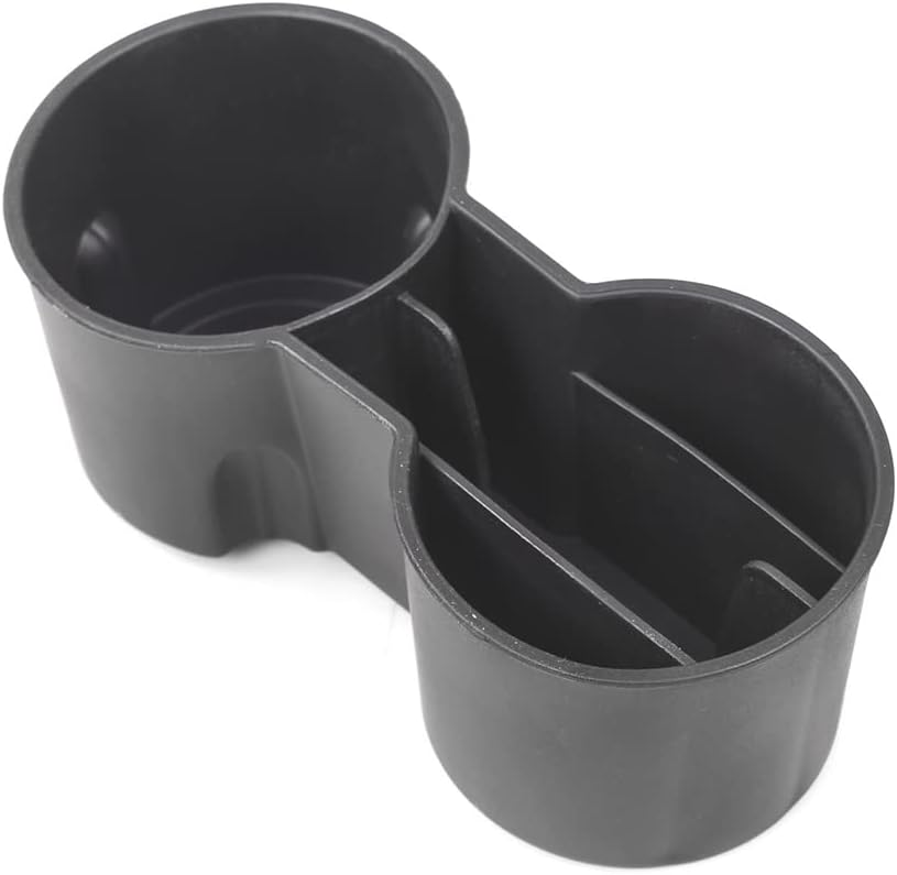 muge racing Center Console Cup Holder Fit for 2021 Tesla Model 3 Model Y, TPE Material 2021 Tesla Model 3 Model Y Accessories
