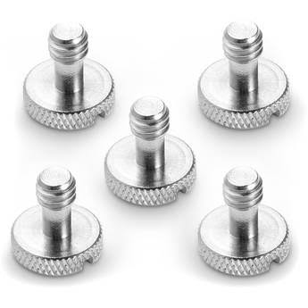 SmallRig 1/4x22-20 Knurled Camera Screw 5-Pack, Camcorder/Rig DSLR/Rig, Screws, Baseplates
