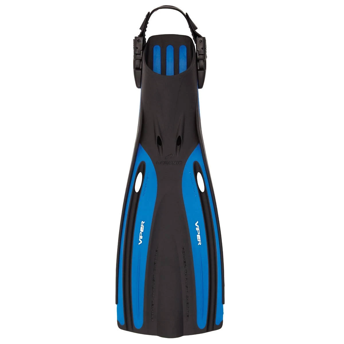 Oceanic Viper Open Heel Fins (Small, Black / Blue)