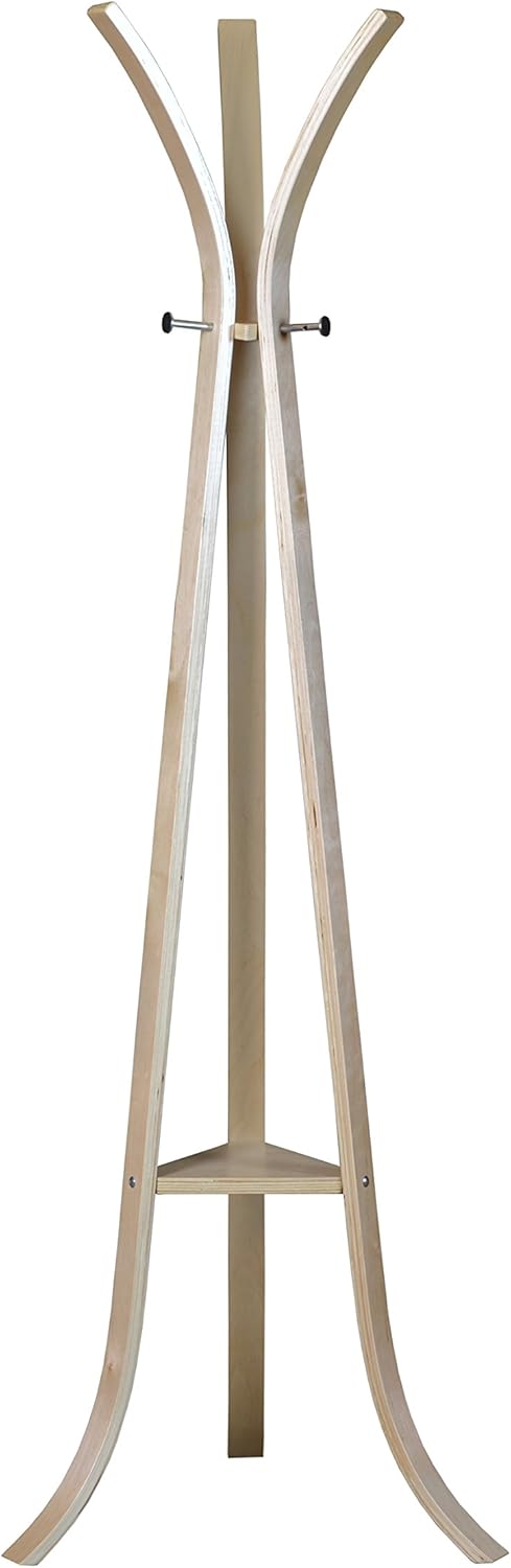 Niche Modern Mia Coat Rack, 69-Inch,Mocha Walnut Pack of 2