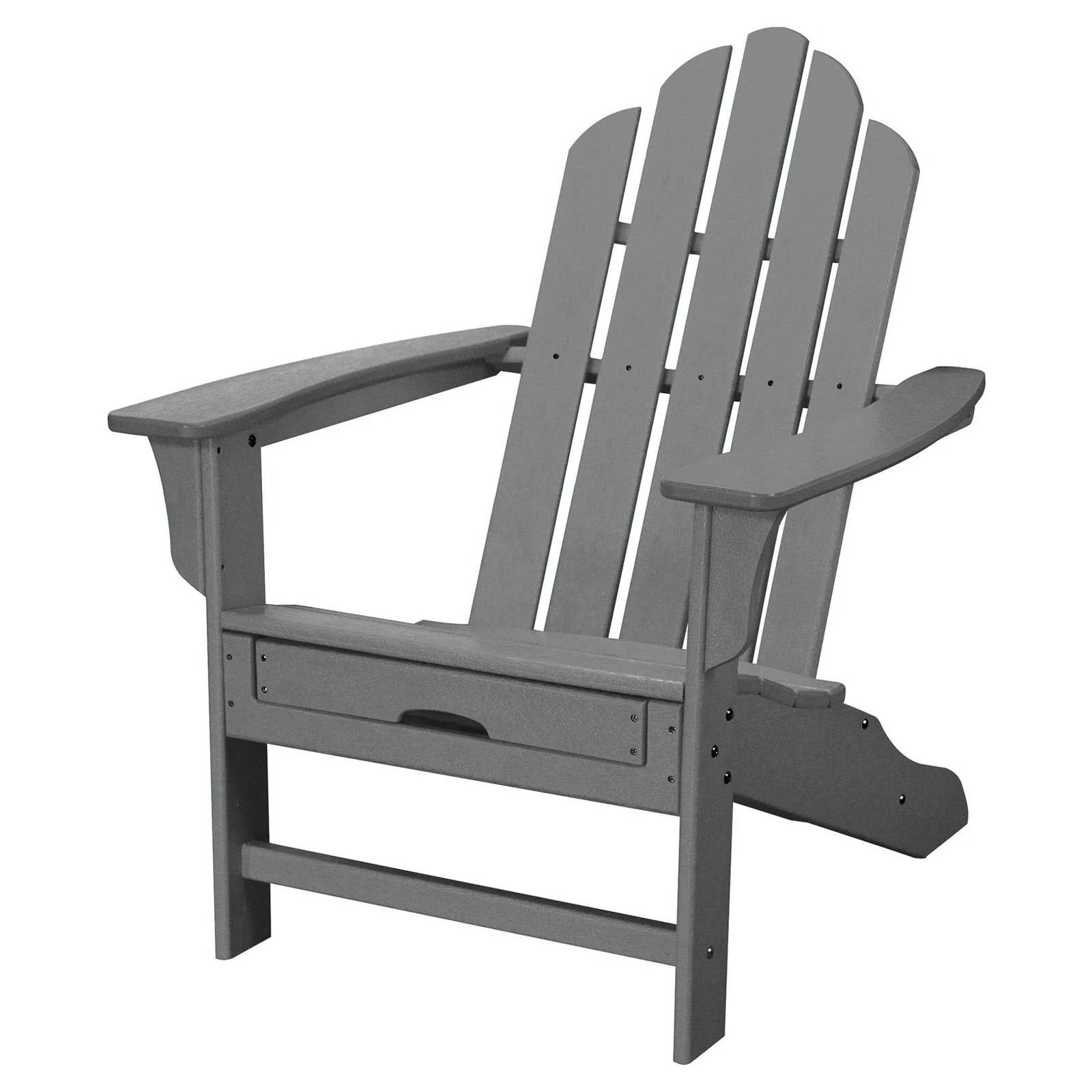 Hanover All Weather Contoured Adirondack Chair with Hideaway Ottoman