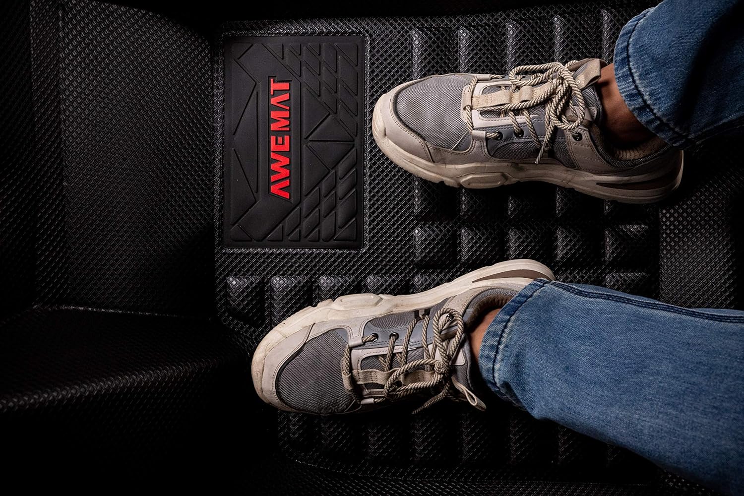 AWEMAT Custom Fit Car Floor Mats for Ford Escape Ford Kuga 2012-2019 Mode -Digital Measured Exquisite Pattern-Large Coverage -Waterproof-All Weather Protection-Black. Ford Kuga Car Floor Liner