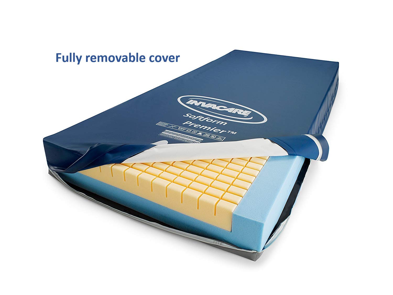 Invacare Softform Excel Fluid-Resistant Homecare Bed Mattress, 80