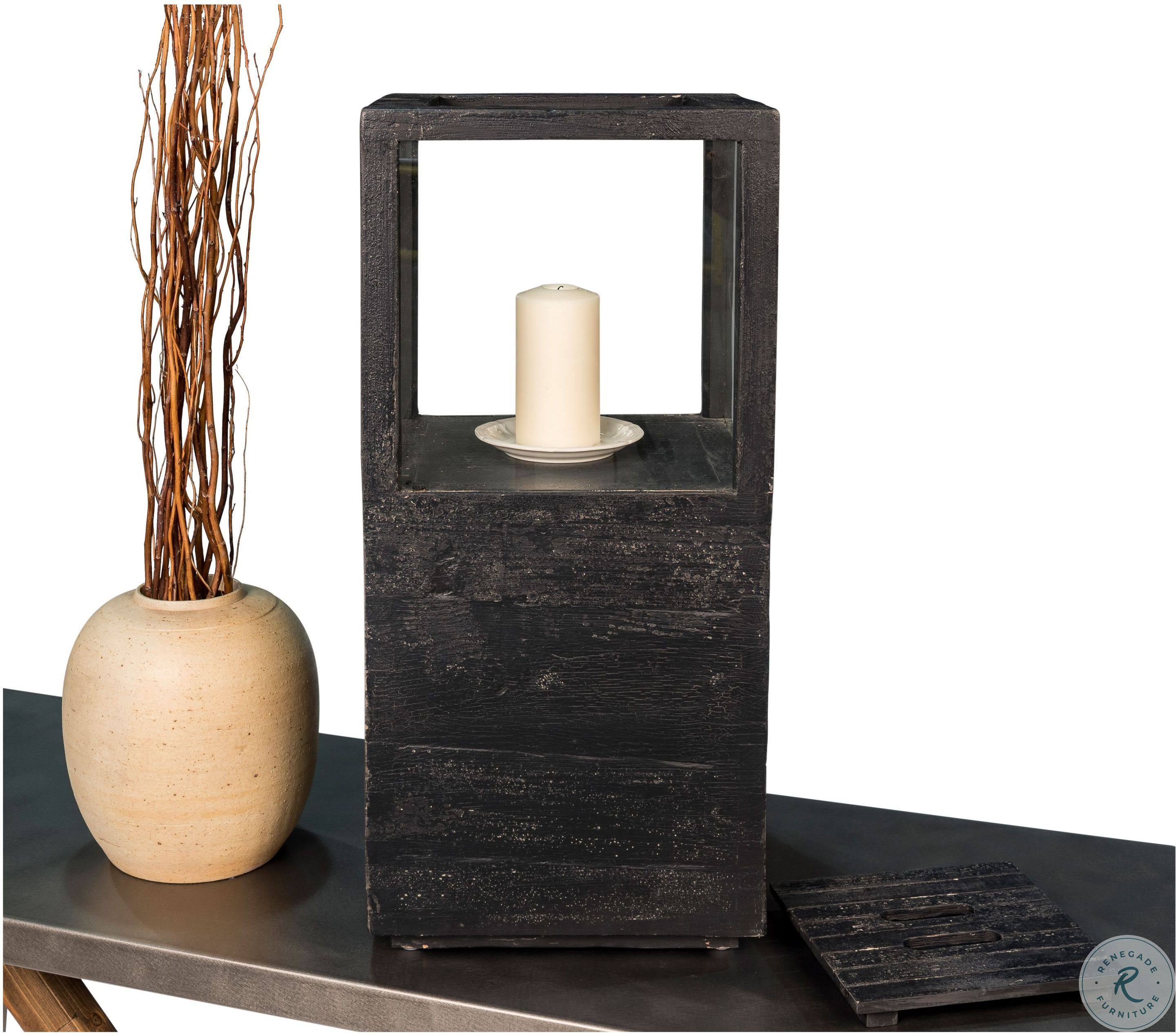 Candlestand in Weathered Black - Large