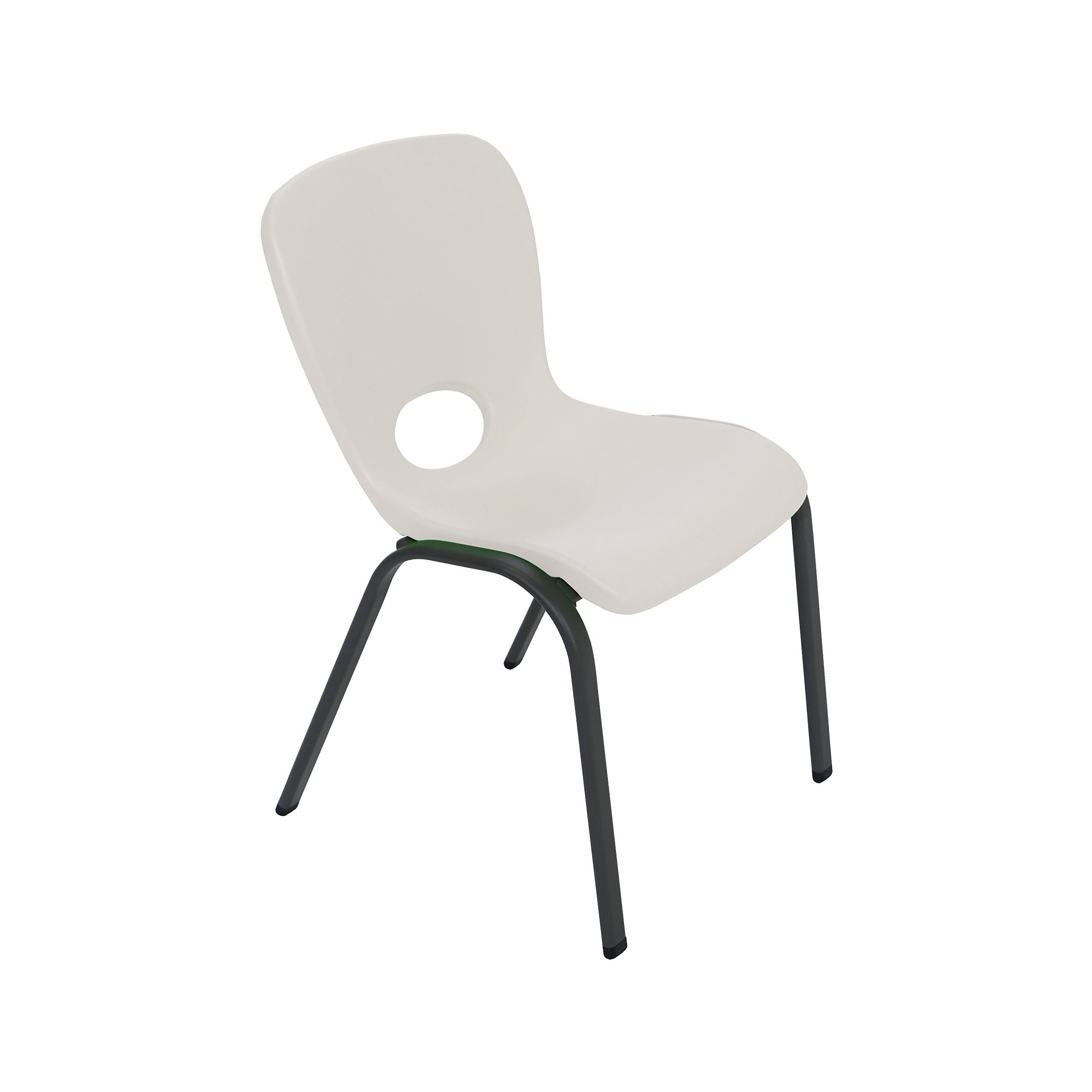 Lifetime Kids Stacking Chair, Almond - Pack of 13