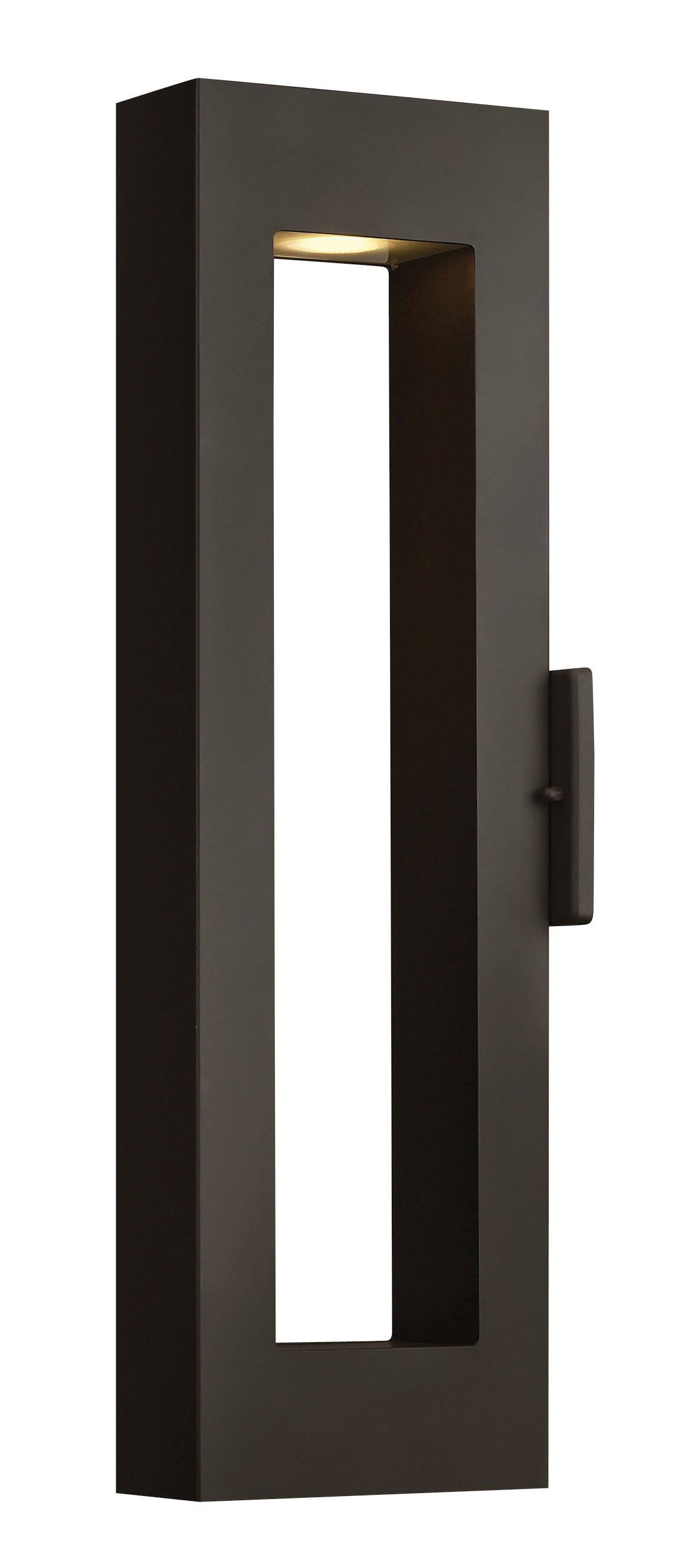 Hinkley Lighting 1644SK-LED Atlantis Outdoor Wall Light, Satin Black