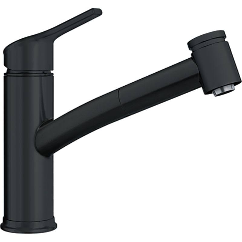 Franke FFPS4320 Single Hole 2-Spray Pull-Out Kitchen Faucet - Matte Black