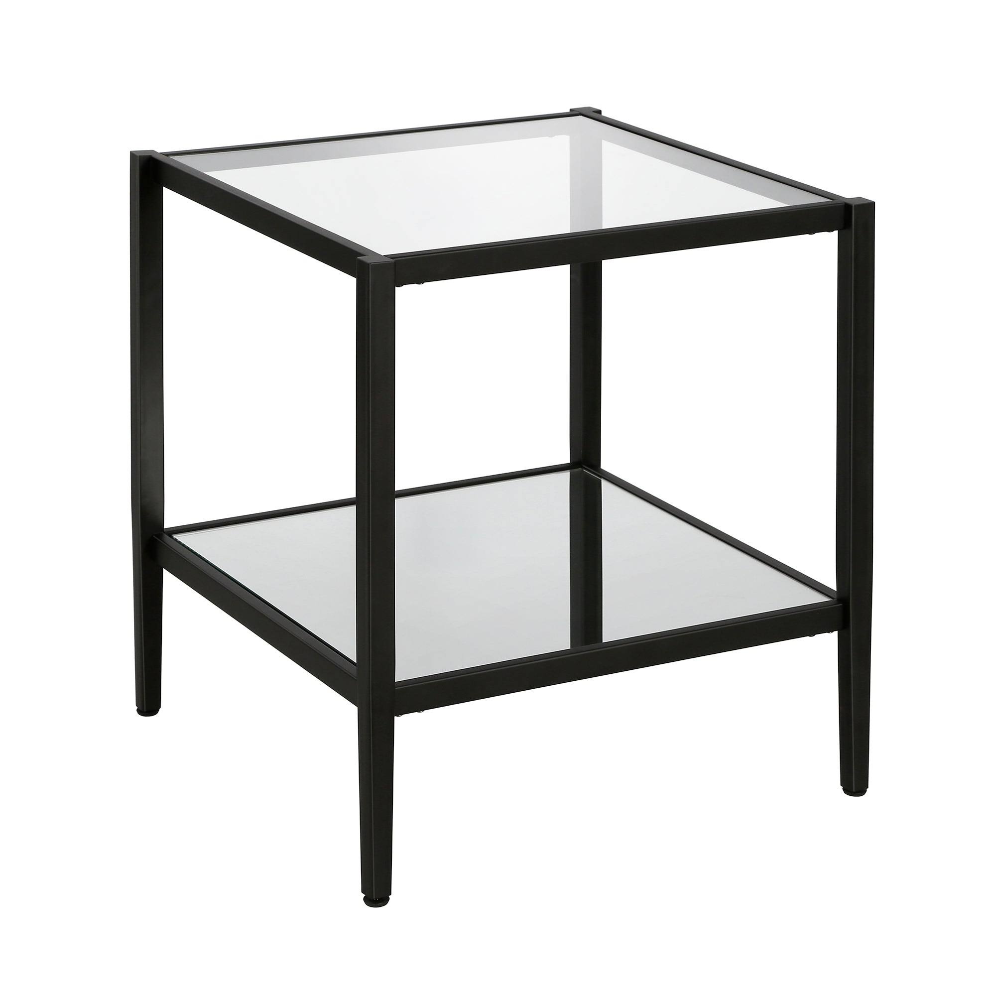Henn u0026 Hart ST0323 Hera Blackened Bronze Side Table