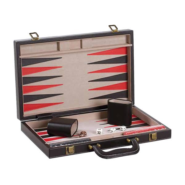 CHH 15x22 Backgammon Set, Black