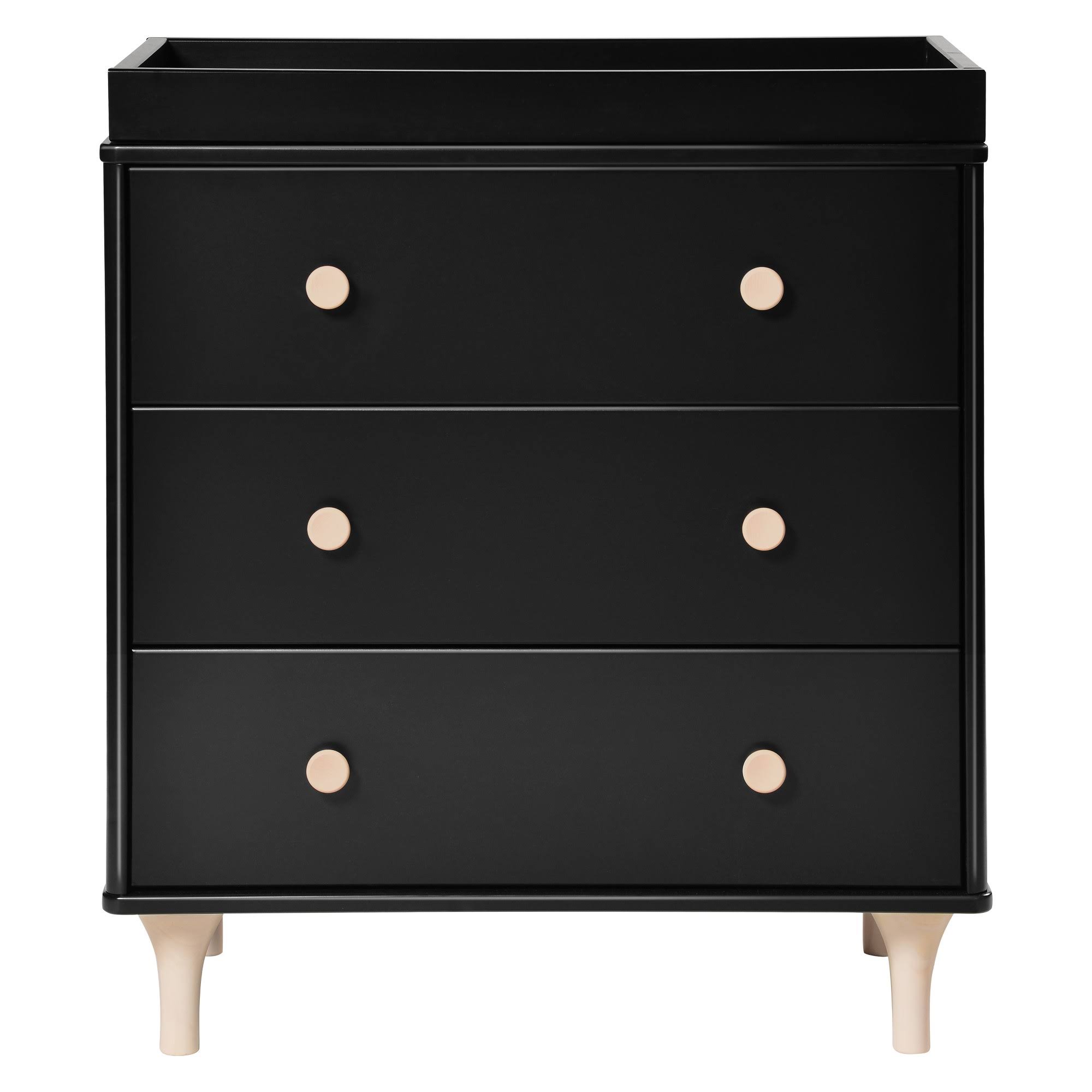 Babyletto - Lolly 3-Drawer Changer Dresser - Black/Washed Natural