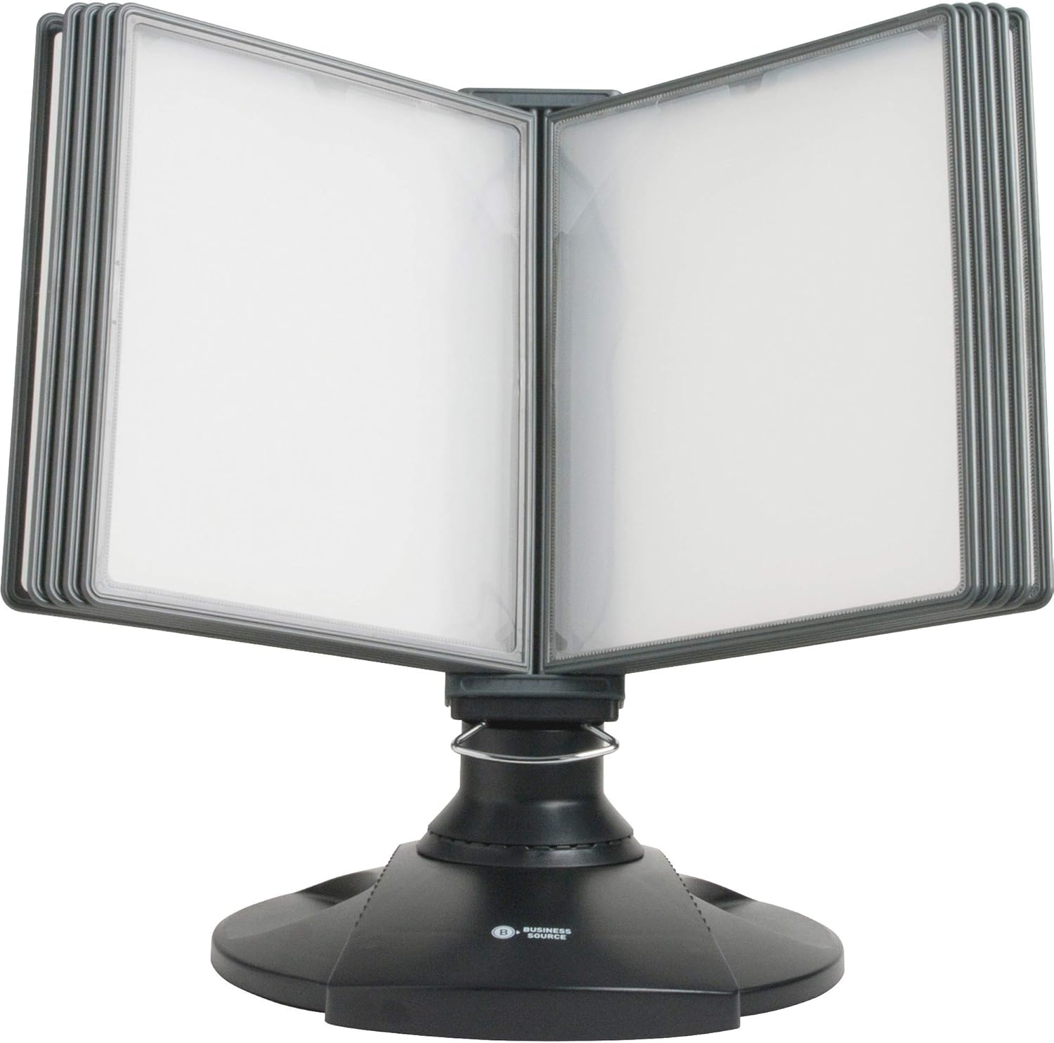 Business Source - Deluxe Catalog Display Racks, 20 Documents, Black, Sold as 1 Each, BSN 62888 Pack of 2