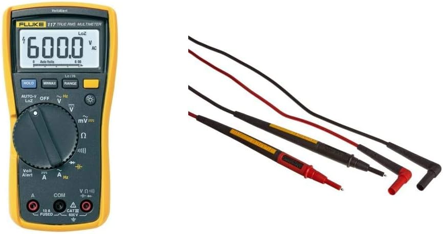 Fluke - 117CAL 117 Electricians True RMS Multimeter with a NIST-Traceable Calibration Certificate with Data