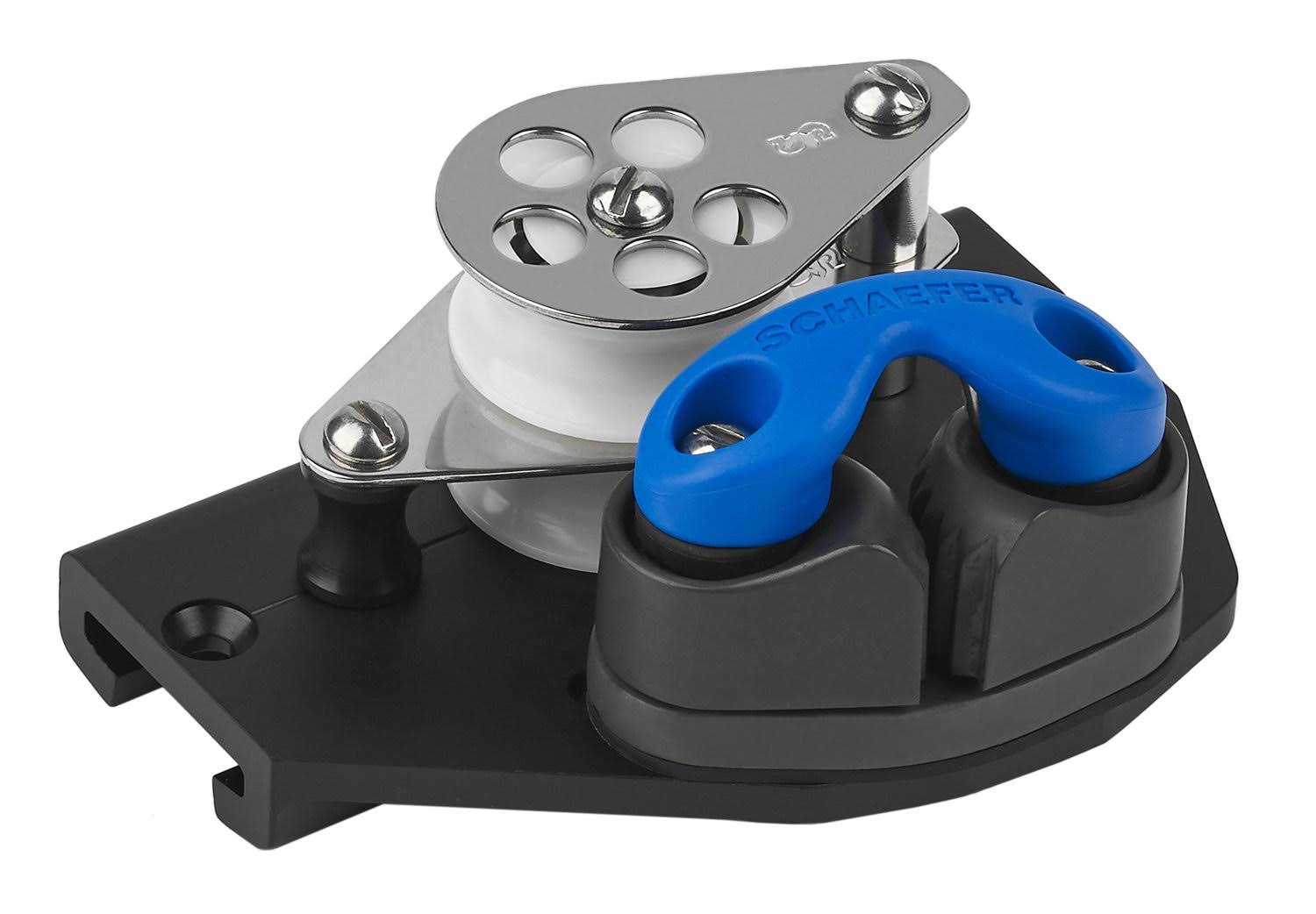 Schaefer 1 1/8x22 T-Track Control Block Double Sheave / Cam / Port