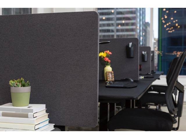 Luxor Reclaim 2 Pack Desktop Privacy Panel - 48x22W x 24x22H Pacific Blue