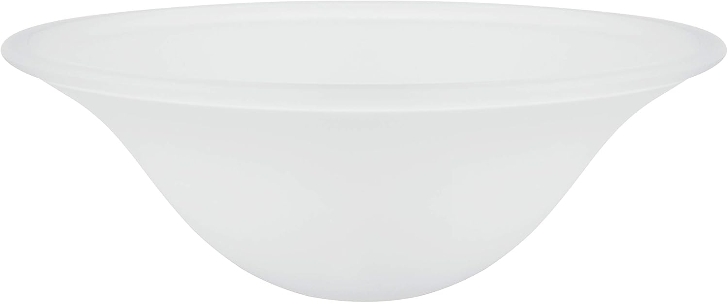Aspen Creative Frosted 23100-01 Transitional Style Replacement Torchiere Glass Shade, 5