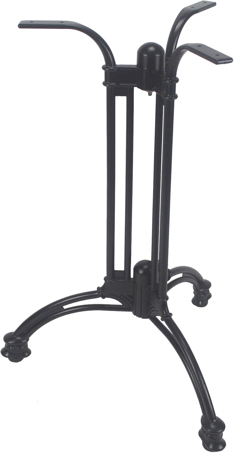 ZXMY Aluminum Table Base Black Suitable for Restaurants Bars and CafesEasy to Install and Structurally Firm