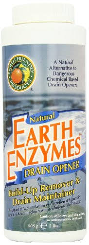 Earth Friendly Products Earth Enzymes Drain Opener 32-Ounces (Pack of 3)
