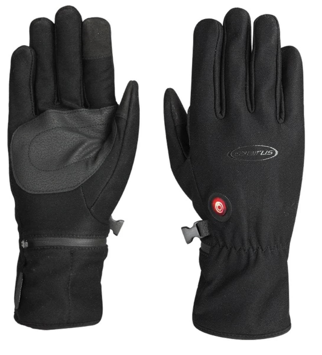 Seirus Push-Button Rechargable Heated Work Gloves 8130 - XL - Black