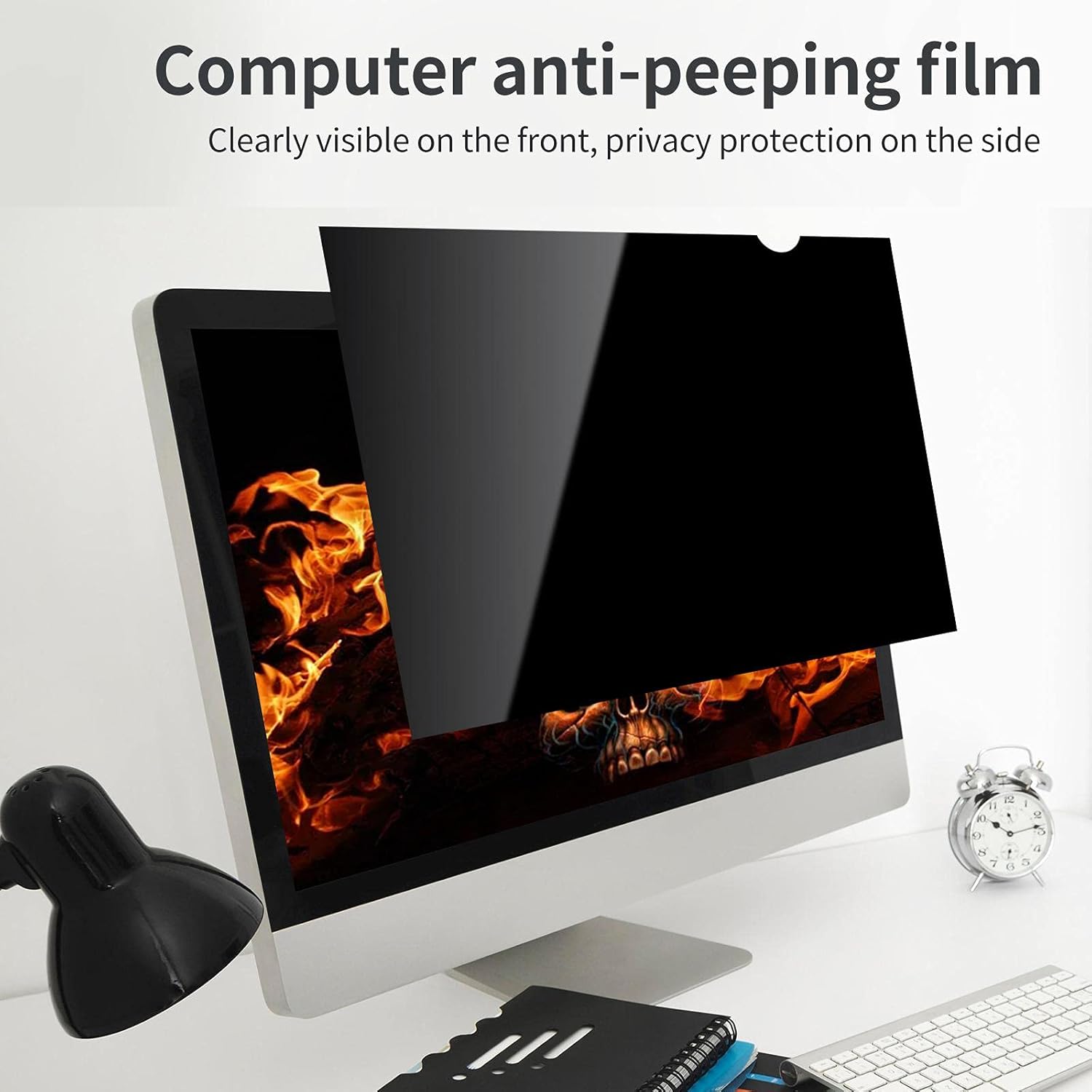 23 Inch 16:9 Aspect Ratio Computer Privacy Screen Filter for Widescreen Computer Monitor - Anti-Glare - Anti-Scratch Protector Film for Data confidentiality