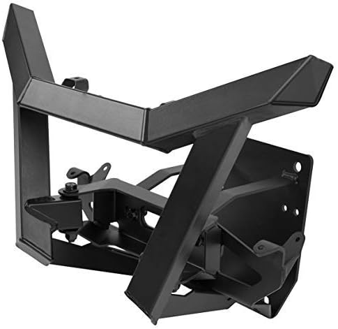 Aprove Precursor Front winch Bumper Brush Guard with Winch Mounting Bracket for Can-Am Maverick X3 and X3 Max, Integrated Light Ports - Black