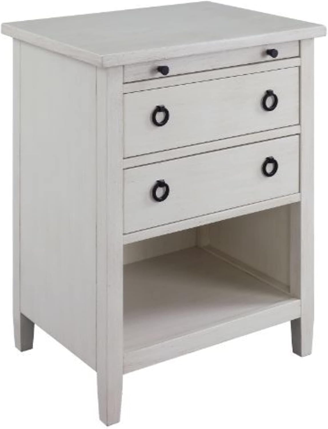 Ergode Accent Table Antique White Finish
